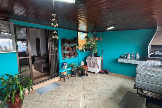Sala - Varanda de casa à venda com 3 quartos, 106m² em Condomínio Maracanã, Santo André