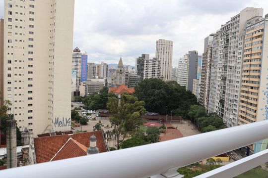 Churrasqueira de kitnet/studio para alugar com 1 quarto, 33m² em Consolação, São Paulo