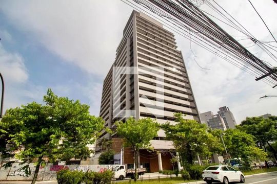 Fachada de apartamento à venda com 1 quarto, 22m² em Santo Amaro, São Paulo