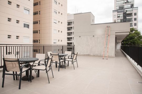 Área comum - Churrasqueira de kitnet/studio à venda com 1 quarto, 30m² em Vila da Saúde, São Paulo