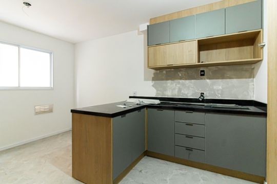Cozinha de apartamento para alugar com 1 quarto, 29m² em Barra Funda, São Paulo
