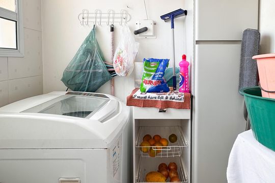 Área de Serviço de apartamento para alugar com 2 quartos, 65m² em Baeta Neves, São Bernardo do Campo