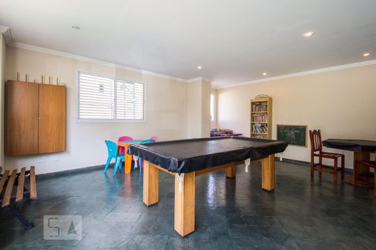 Área comum - Sala de Jogos de apartamento para alugar com 2 quartos, 65m² em Baeta Neves, São Bernardo do Campo