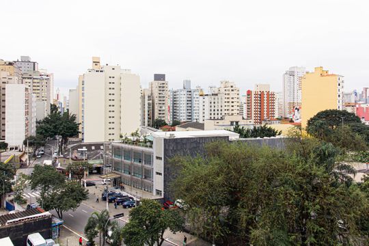 Vista da Suíte de apartamento para alugar com 1 quarto, 26m² em Barra Funda, São Paulo