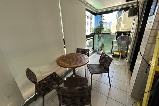 Varanda da Sala de apartamento à venda com 4 quartos, 98m² em Todos Os Santos, Rio de Janeiro