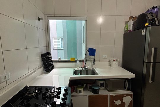 Cozinha de apartamento à venda com 3 quartos, 190m² em Vila América, Santo André