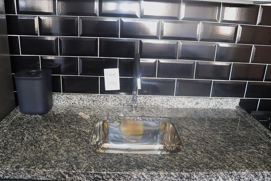 Cozinha de apartamento à venda com 2 quartos, 33m² em Bela Vista, São Paulo