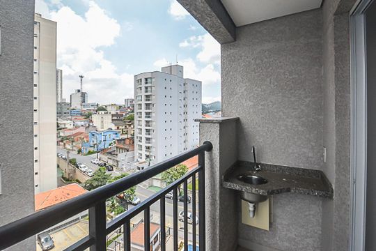 Sacada de apartamento à venda com 2 quartos, 48m² em Vila Joao Basso, São Bernardo do Campo