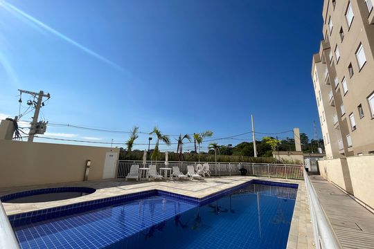 Área comum - Piscina de apartamento para alugar com 2 quartos, 49m² em Recanto Vista Alegre, Cotia