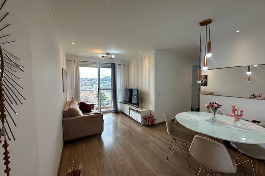 Sala de apartamento para alugar com 2 quartos, 62m² em Jardim Paraiso, Barueri