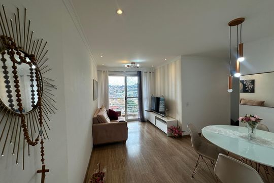 Sala de apartamento para alugar com 2 quartos, 62m² em Jardim Paraiso, Barueri