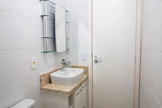 Banheiro  de apartamento para alugar com 3 quartos, 103m² em Vila Independencia, Sorocaba