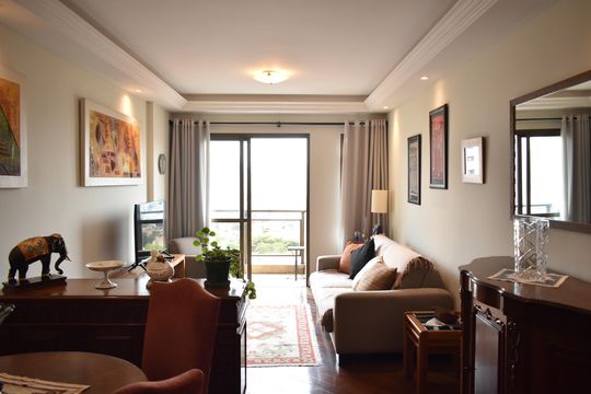 Sala de apartamento à venda com 3 quartos, 94m² em Bosque da Saúde, São Paulo