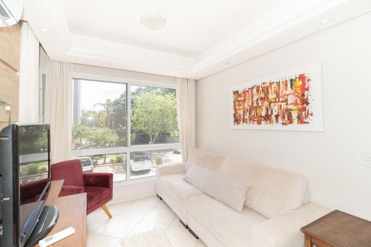 Sala  de apartamento para alugar com 3 quartos, 77m² em Cristal, Porto Alegre