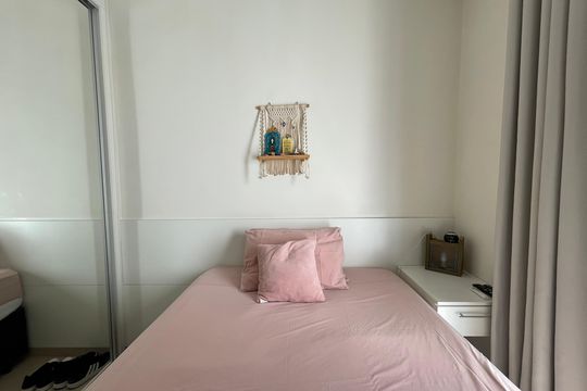 Quarto  de apartamento para alugar com 1 quarto, 38m² em Jardim Trussardi, São Paulo