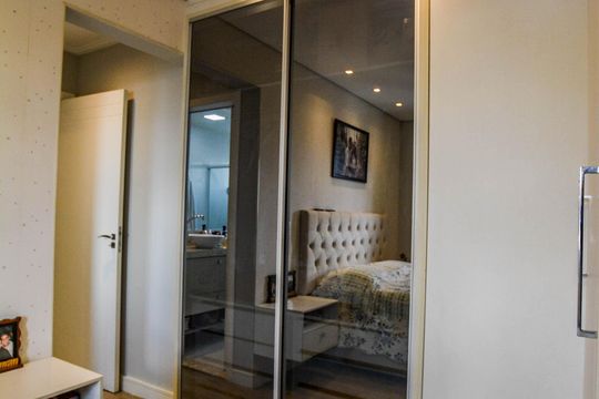 Quarto Suíte de apartamento à venda com 2 quartos, 66m² em Vila América, Santo André