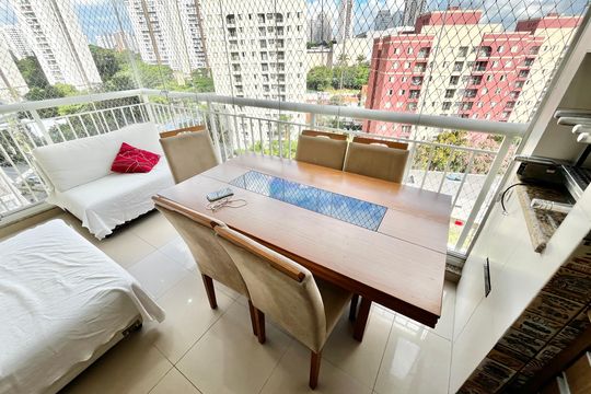 Varanda da Sala de apartamento à venda com 3 quartos, 110m² em Lauzane Paulista, São Paulo