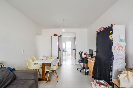 Sala de apartamento à venda com 3 quartos, 96m² em Campestre, Santo André