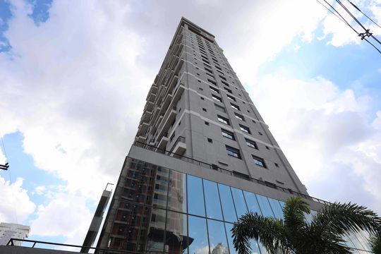 Fachada do Prédio de apartamento para alugar com 1 quarto, 45m² em Setor Bueno, Goiânia