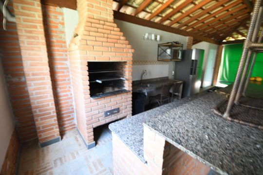 Área comum - Churrasqueira de casa de condomínio à venda com 3 quartos, 80m² em Parque Imperador, Campinas