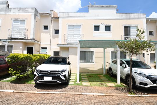Fachada de casa de condomínio à venda com 3 quartos, 80m² em Parque Imperador, Campinas