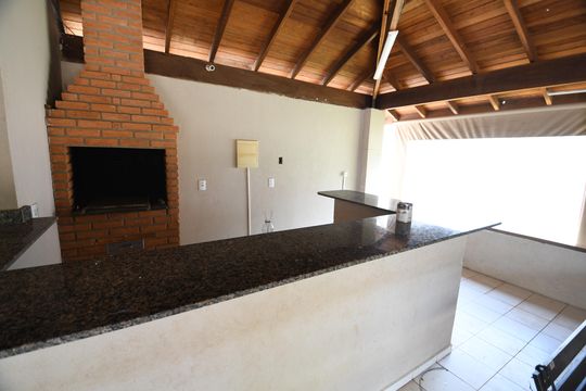 Área comum - Churrasqueira de casa de condomínio à venda com 3 quartos, 80m² em Parque Imperador, Campinas