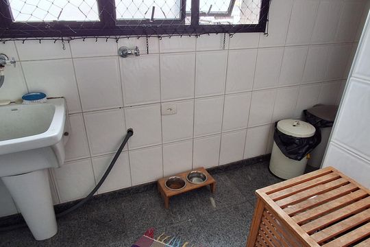 Área de Serviço de apartamento à venda com 3 quartos, 105m² em Santa Paula, São Caetano do Sul