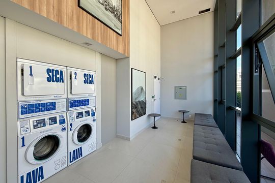 Lavanderia  de kitnet/studio para alugar com 0 quarto, 25m² em Vila Cordeiro, São Paulo