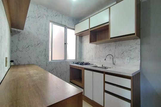 Cozinha de apartamento para alugar com 1 quarto, 50m² em Canudos, Novo Hamburgo