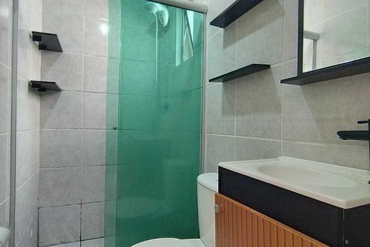 Banheiro de apartamento para alugar com 1 quarto, 50m² em Canudos, Novo Hamburgo