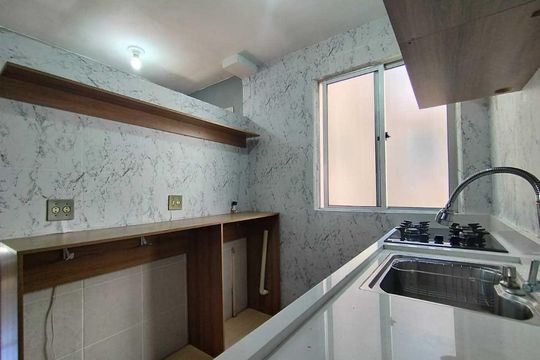 Cozinha de apartamento para alugar com 1 quarto, 50m² em Canudos, Novo Hamburgo
