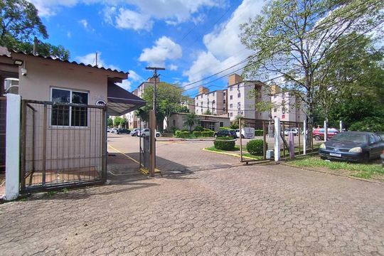 Fachada de apartamento para alugar com 1 quarto, 50m² em Canudos, Novo Hamburgo