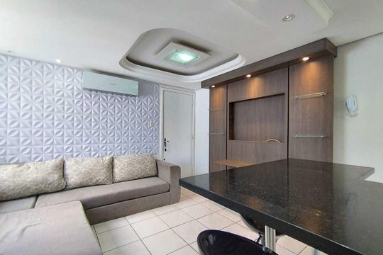 Sala  de apartamento à venda com 1 quarto, 50m² em Canudos, Novo Hamburgo