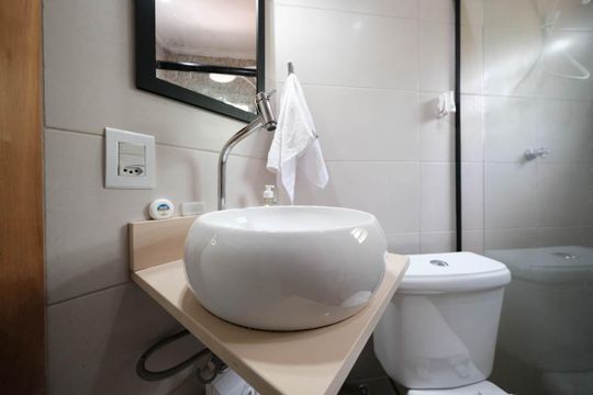 Banheiro de casa de condomínio à venda com 2 quartos, 83m² em Ermelino Matarazzo, São Paulo