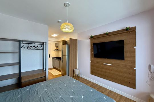 Quarto  de kitnet/studio para alugar com 1 quarto, 27m² em Santo Amaro, São Paulo