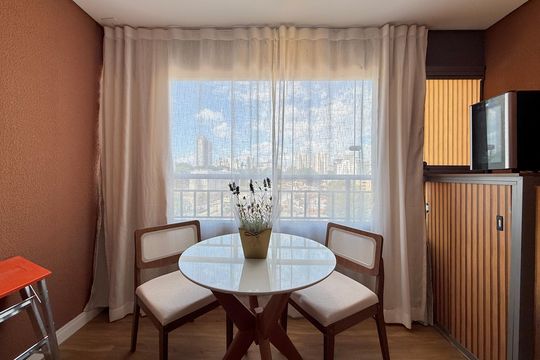 Quarto  de kitnet/studio à venda com 1 quarto, 27m² em Santo Amaro, São Paulo