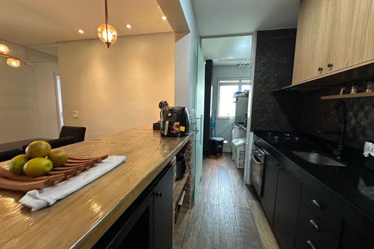 Cozinha de apartamento à venda com 3 quartos, 87m² em Jardim Esperança, Barueri