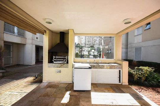Churrasqueira de apartamento à venda com 2 quartos, 56m² em Vila Sonia do Taboao, Taboão da Serra