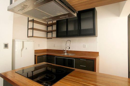 Cozinha de apartamento à venda com 2 quartos, 65m² em Cidade Baixa, Porto Alegre
