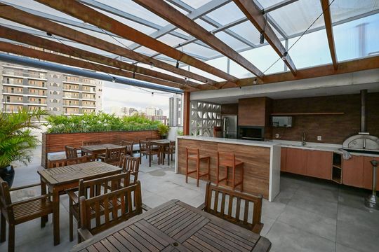 Churrasqueira de apartamento à venda com 1 quarto, 40m² em Vila Sonia, São Paulo