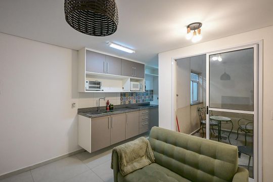 Sala de apartamento à venda com 1 quarto, 40m² em Vila Sonia, São Paulo