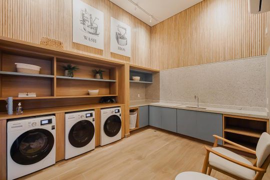 Lavanderia de kitnet/studio à venda com 1 quarto, 24m² em Sumarezinho, São Paulo