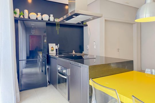 Espaço Gourmet de kitnet/studio para alugar com 1 quarto, 37m² em Sé, São Paulo