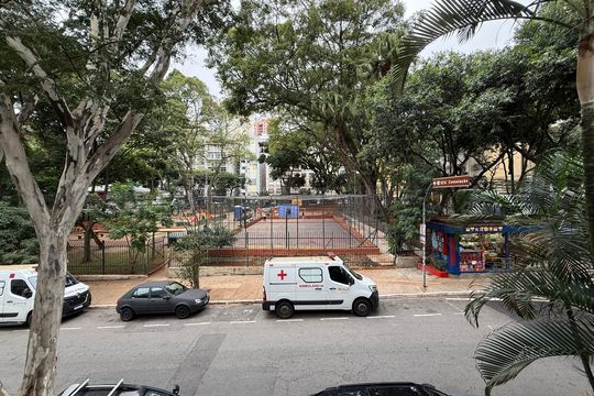 Vista da Sala de casa para alugar com 3 quartos, 100m² em Vila Buarque, São Paulo