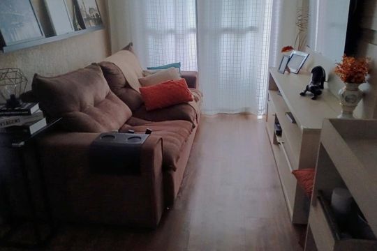 Sala de apartamento à venda com 3 quartos, 82m² em Jardim Anton von Zuben, Campinas