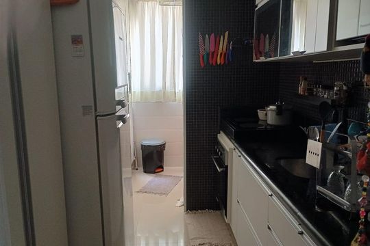 Cozinha de apartamento à venda com 3 quartos, 82m² em Jardim Anton von Zuben, Campinas