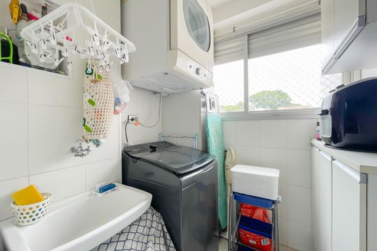 Área de Serviço de apartamento à venda com 2 quartos, 74m² em Jaguaribe, Osasco