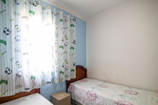 quarto 1 de apartamento para alugar com 2 quartos, 51m² em Chácaras Alvorada, Indaiatuba