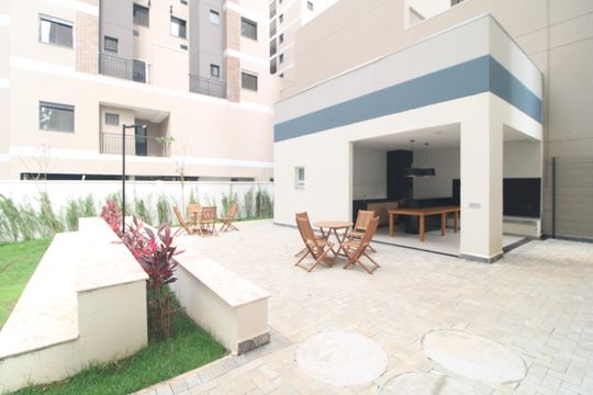 Área comum - Churrasqueira 2 de apartamento para alugar com 2 quartos, 35m² em Jardim Sabara, São Paulo