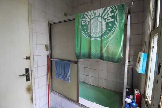 Banheiro Social de apartamento à venda com 1 quarto, 38m² em Santa Ifigênia, São Paulo